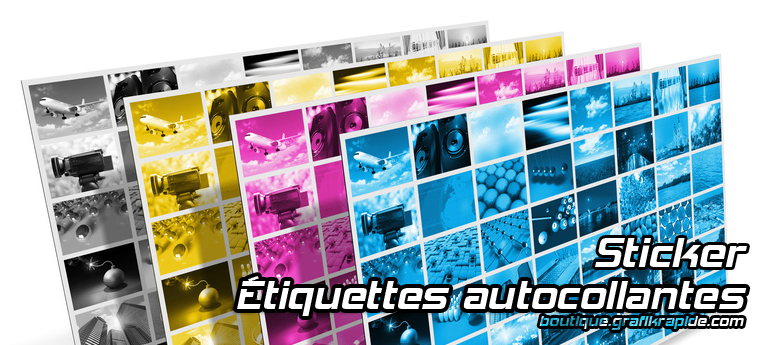 Impression numérique haute résolution - Étiquette autocollante